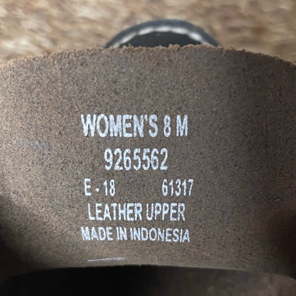 Sperry Topsider Brown Leather Boat Shoe Size 8 - Picture 8 of 10